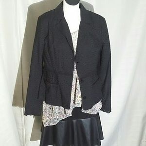 CAbi Eyelet Jacket NWOT